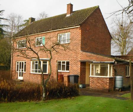 Rear elevation before work starrted